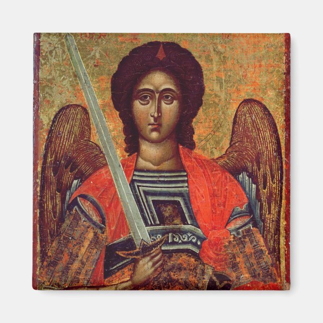 Imã Ícone do Angel Michael, grego, século 18 (Frente)