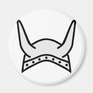 Imã ícone do capacete de viquingue