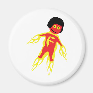 Imã ícone do homem do fogo