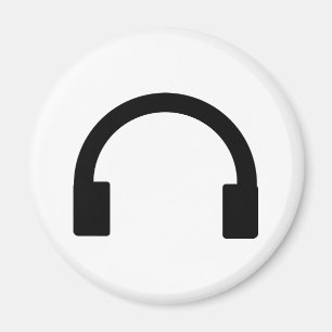 Imã ícone dos fones de ouvido
