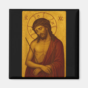 Imã Ícone Ortodoxo Bizantino de Jesus Cristo o