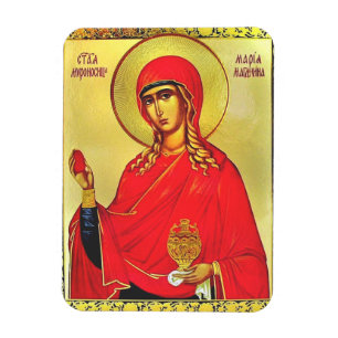 Ímã ícone ortodoxo de Santa Maria Madalena