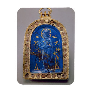 Ímã Ícone portátil, provavelmente medieval (lazuli d