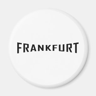 Imã ícone preto de Francoforte