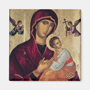 Imã Ícone que descreve a mãe santamente da paixão