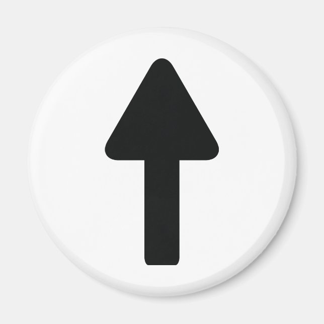Imã ícone seta para cima (Frente)