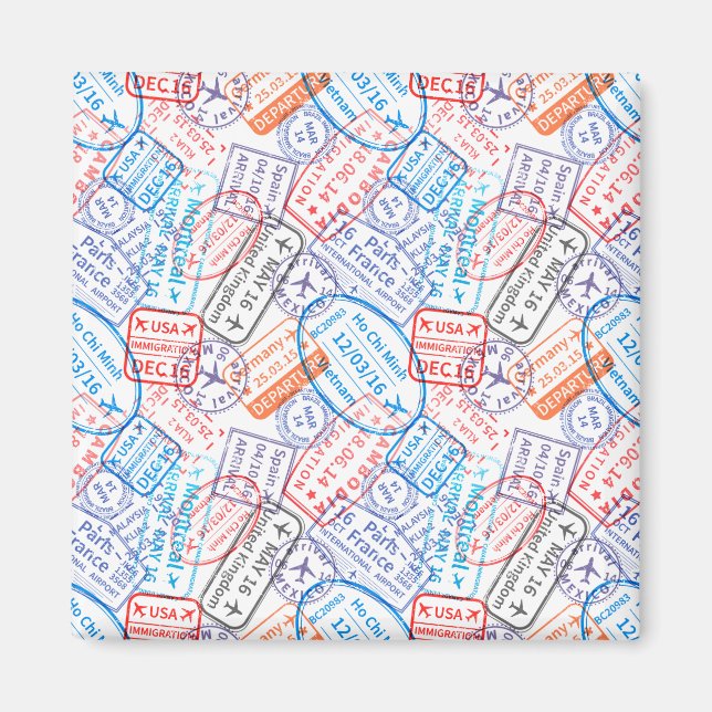 Imã ícone viagem (Frente)