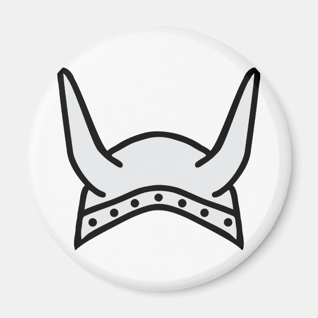 Imã ícone viking helmet (Frente)