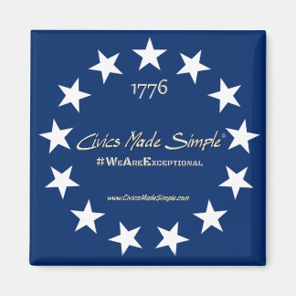 Imã Ícones Civis Fizeram Um Magneto Simples