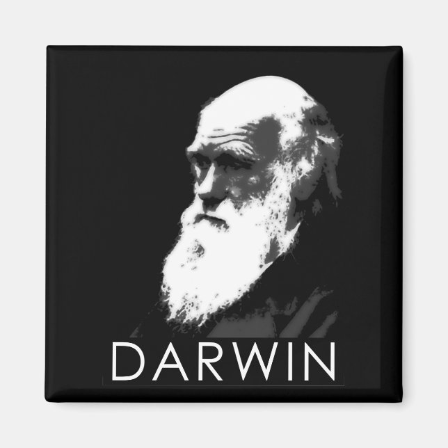 Imã Ícones da ciência: Darwin (Frente)