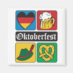 Imã Ícones de Oktoberfest