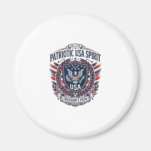 Imã Ícones e Símbolos do Escudo de Liberdade Patriótic