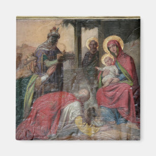 Imã Iconografia ortodoxa sérvia na Igreja de Valjevo. 