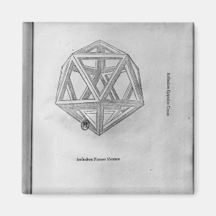 Imã Icosahedron, 'de De Divina Proportione'
