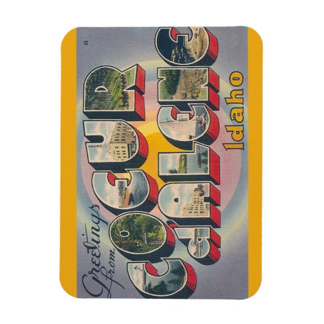 Ímã Idaho, Coeur dalene Magnet (Vertical)