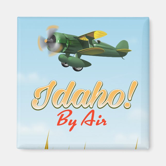 Imã Idaho! De avião (Frente)