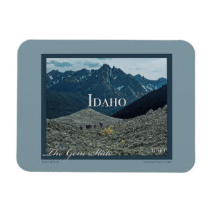 Ímã Idaho Poster Art