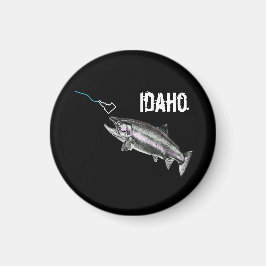 IMÃ IDAHO STEELHEAD - AQUI PESCA PESCADA - BRILHO