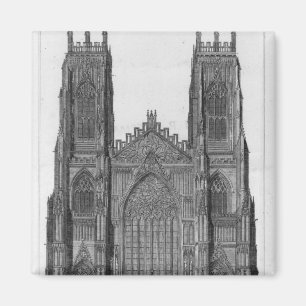 Imã Ideia da parte dianteira ocidental da catedral de