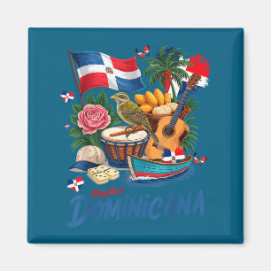 Imã ideia de fantasia dominicana para crianças repúbli