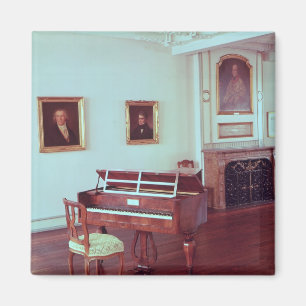 Imã Ideia de uma sala com um piano de cauda