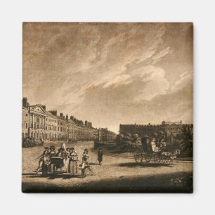 Imã Ideia do lado norte do quadrado de Grosvenor, 1789