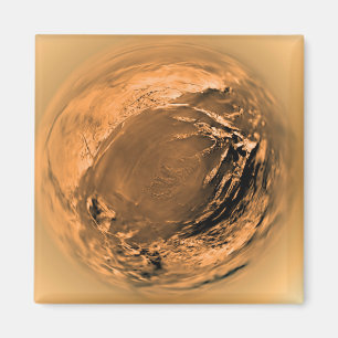 Imã ideia do Peixe-olho da superfície do titã