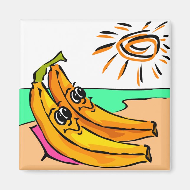 Imã Ideia Encantada de Casamento de Praia (Frente)