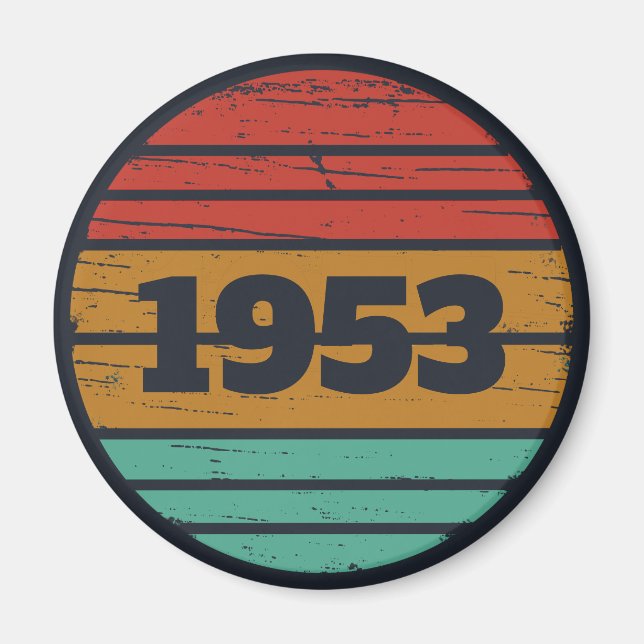 Imã Ideia personalizada de presente de aniversário de  (Frente)