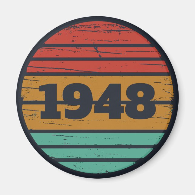 Imã Ideia personalizada de presente de aniversário de  (Frente)