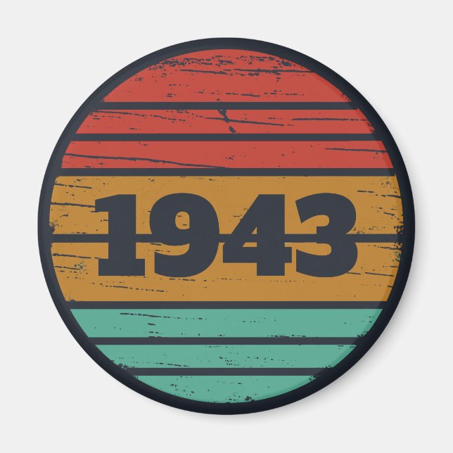 Imã Ideia personalizada de presente de aniversário de  (Frente)