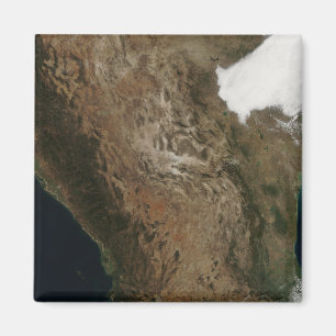 Imã Ideia satélite da paisagem de Mexi central