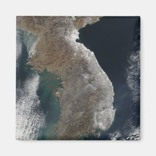 Imã Ideia satélite da queda de neve