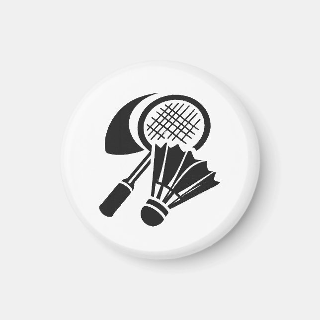 Imã Ideias de presentes de badminton (Frente)