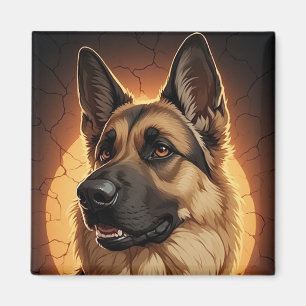 Imã 🐾 Ideias de Presentes para Amantes do Pastor Alem