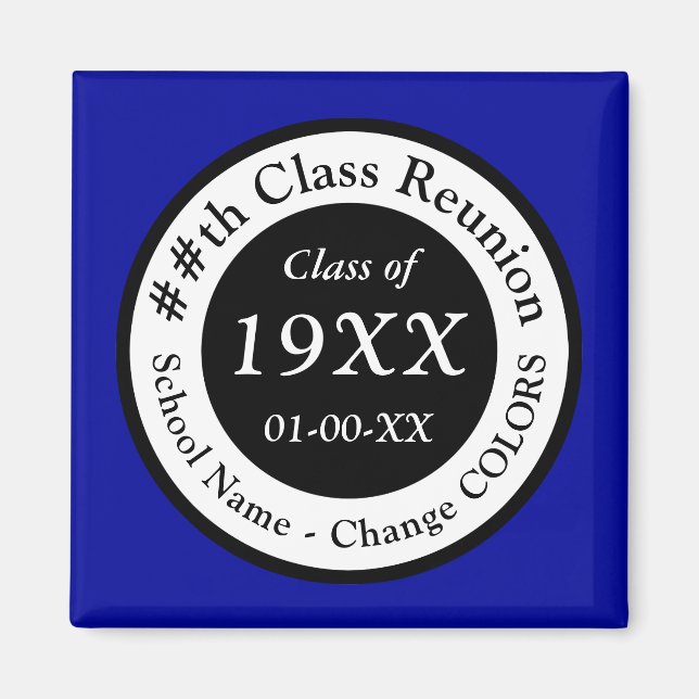 Imã Ideias De Reunião De Classe Barata Favorecem, Quai (Frente)