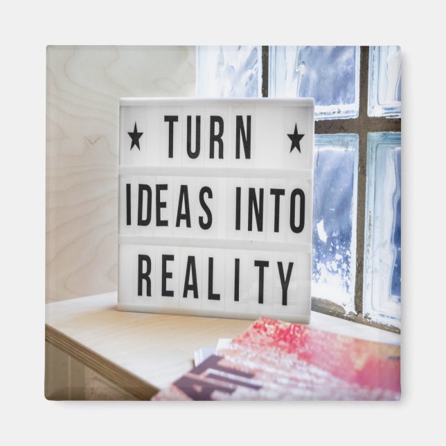 Imã Ideias em Motivação da Realidade (Frente)