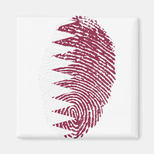 Imã Identidade do Orgulho do País de Impressão Digit
