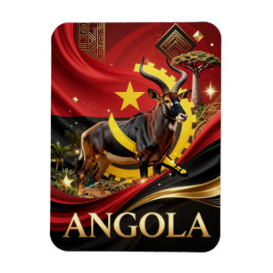 Ímã Identidade do Patrimônio Nacional de Angola