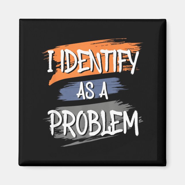 Imã Identificar Como Um Problema Humor Engraçado Piada (Frente)