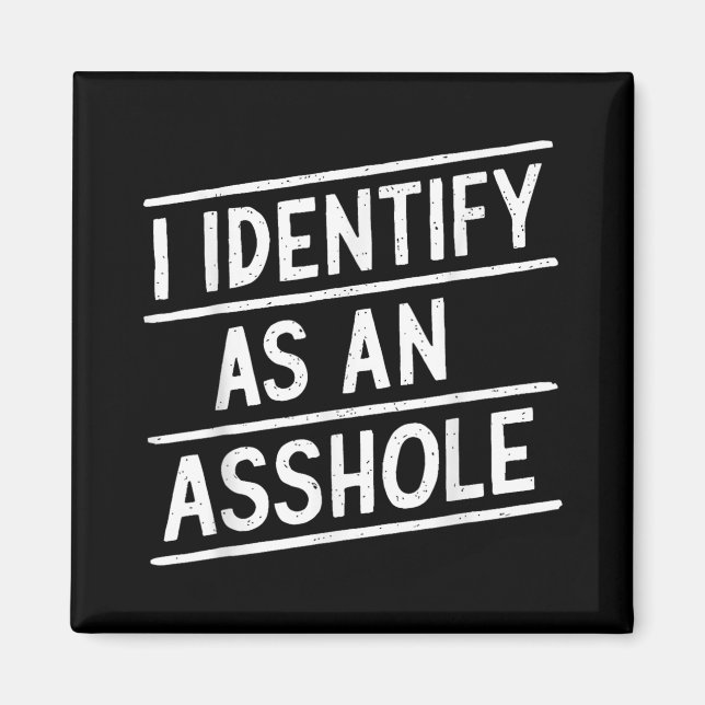 Imã Identifico-Me Como Um Memória De Sarcasmo Engraçad (Frente)