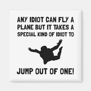 Imã Idiota Skydiving