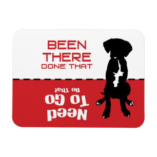Ímã ido cão do Potty - deixe o cão para fora