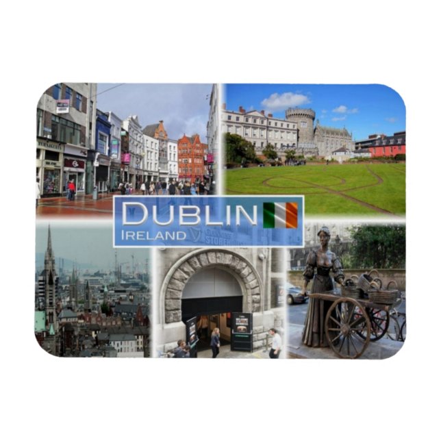 Ímã IE Irlanda - Dublin - (Horizontal)