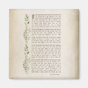 Imã IF, poema inspirado de Rudyard Kipling