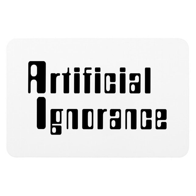 Ímã Ignorância artificial (Horizontal)