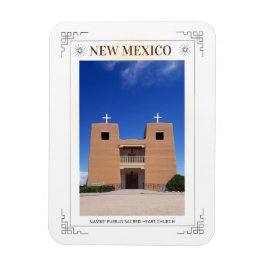Ímã igreja cardíaca sagrada do Pueblo do Novo méxico