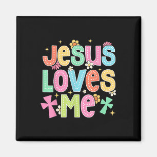 Imã Igreja Cristã Bíblica Groovy Jesus Me Ama