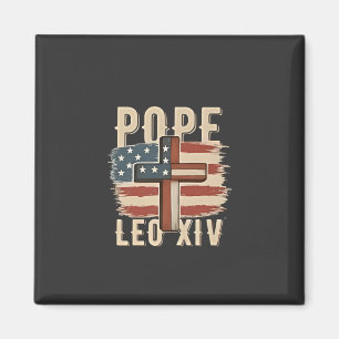 Imã Igreja Cristã do Papa Leão XIV Bandeira dos EUA