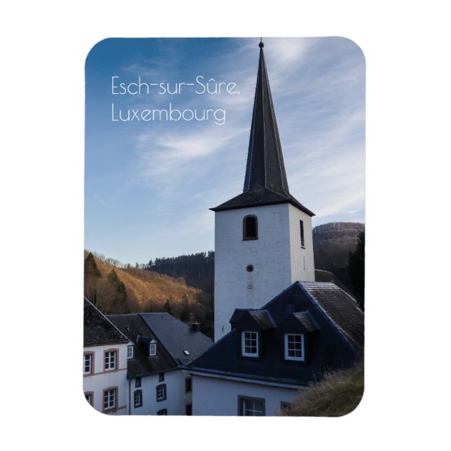 Ímã Igreja da Natividade, Esch-sur-Sure, Luxemburgo (Vertical)